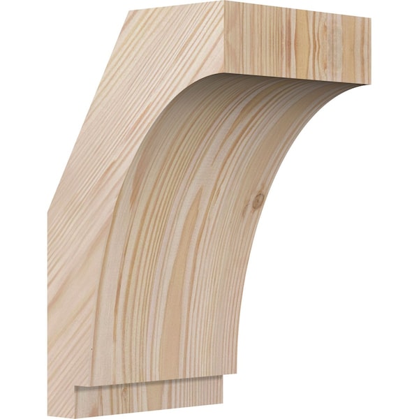 Ekena Millwork 5 1/2"W x 6"D x 10"H Imperial Smooth Knee Brace, Douglas Fir BRC06X06X10IMP00SDF - main